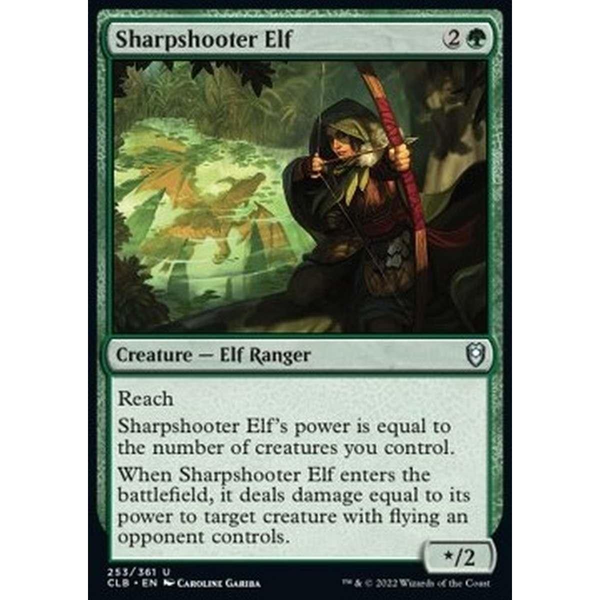 Sharpshooter Elf - Sharpshooter Elf - [CLB] [NM]