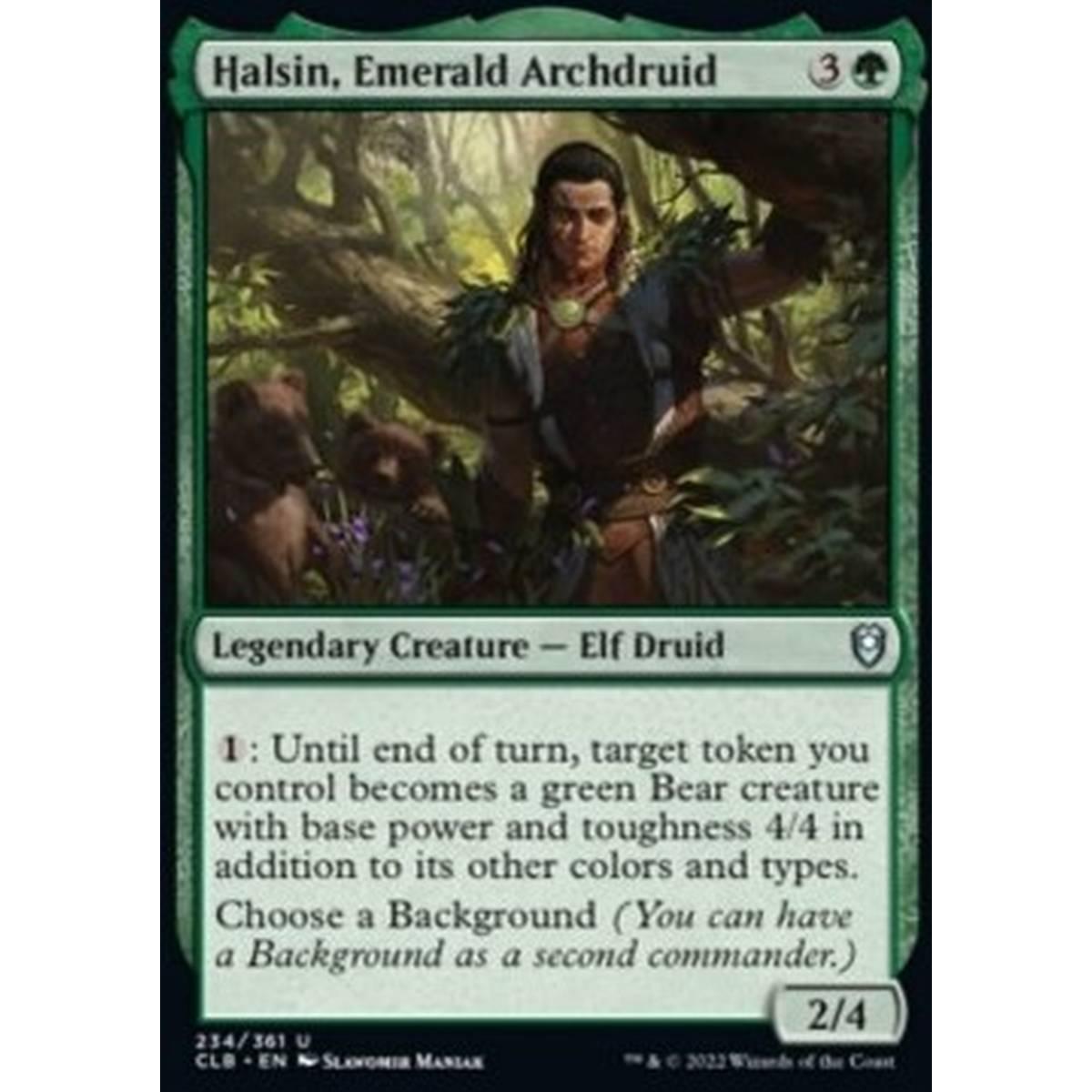 Halsin, Emerald Archdruid - Halsin, Emerald Archdruid - [CLB] [NM]