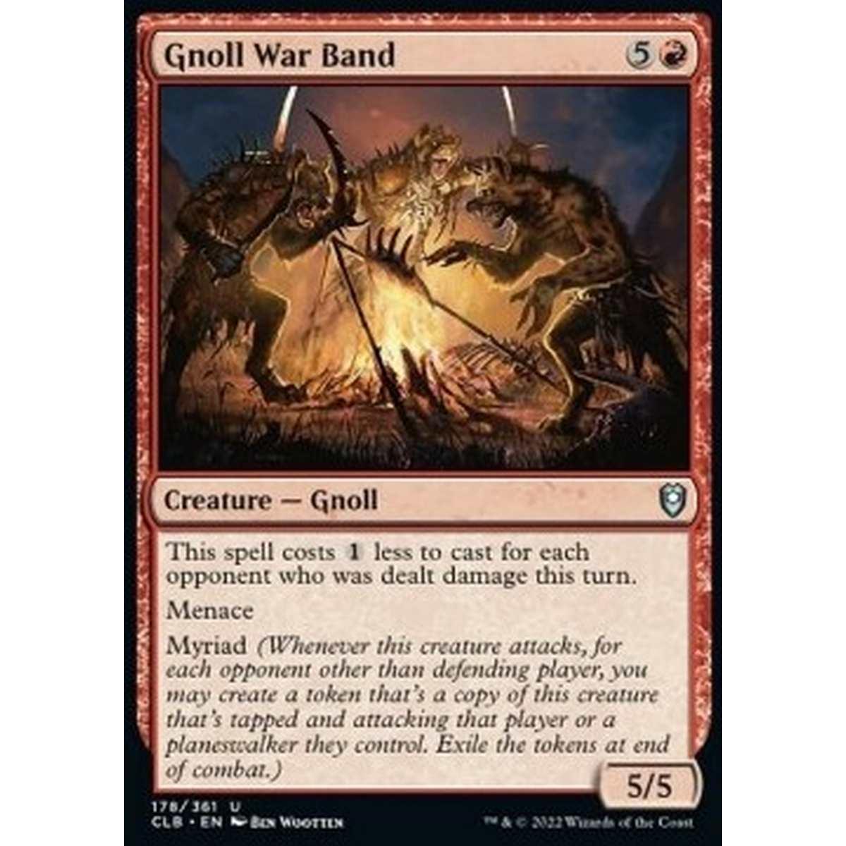 Gnoll War Band - Gnoll War Band - [CLB] [NM]
