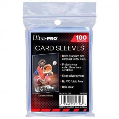 100 Buste Ultra Pro Standard Sleeves Regular Soft