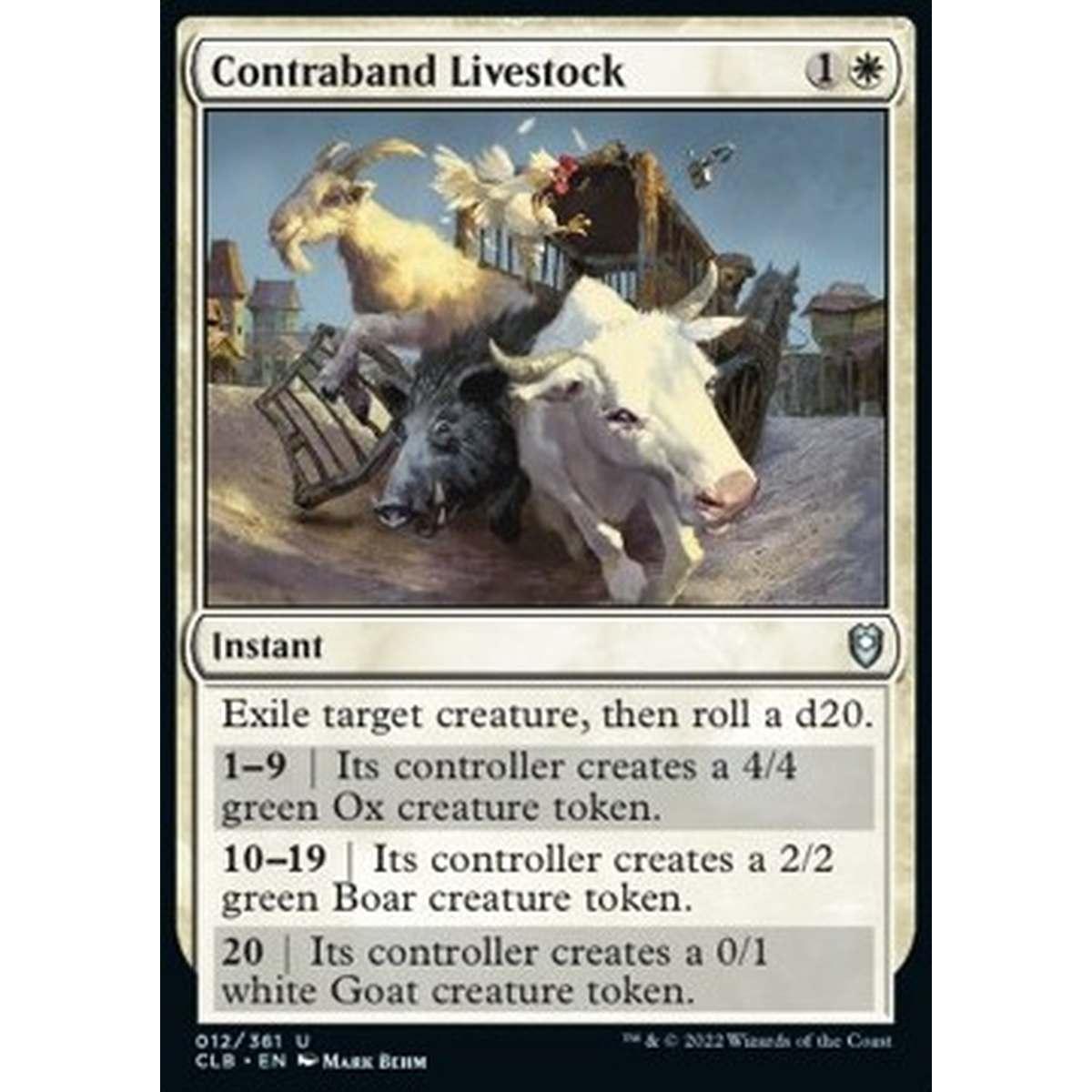 Contraband Livestock - Contraband Livestock - [CLB] [NM]