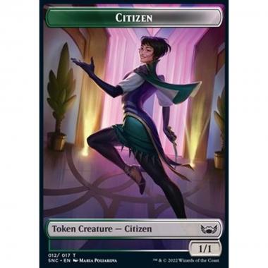 Citizen Token (Green and White 1/1) - Citizen Token (Green and White 1/1) - [XSNC] [NM]