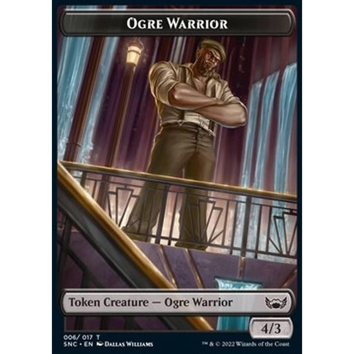 Ogre Warrior Token (Black 4/3) - Ogre Warrior Token (Black 4/3) - [XSNC] [NM]