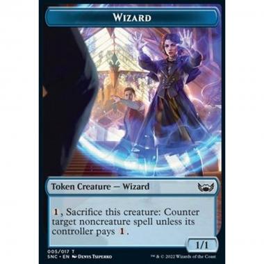 Wizard Token (Blue 1/1 Counter) - Wizard Token (Blue 1/1 Counter) - [XSNC] [NM]
