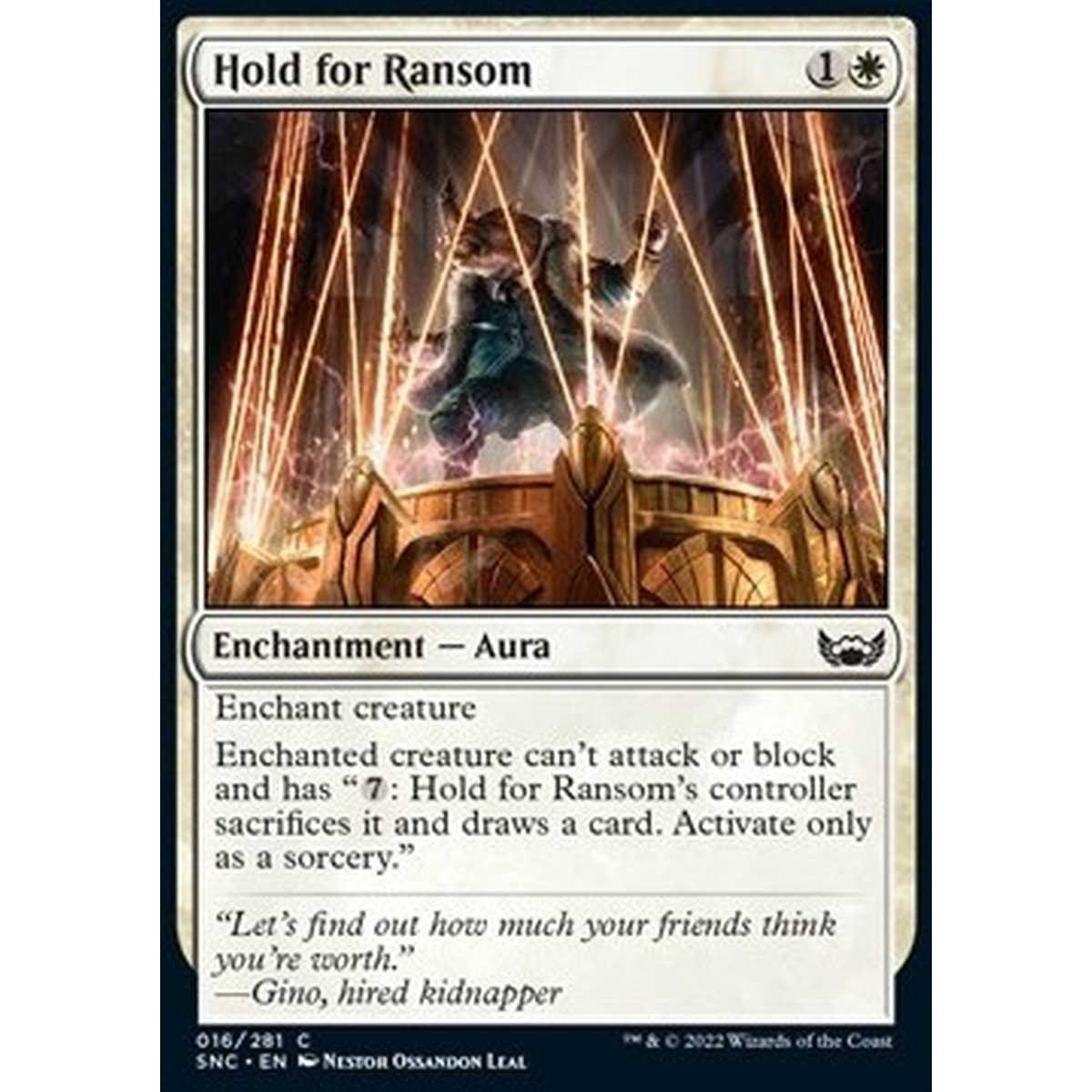 Hold for Ransom - Tenere in Ostaggio - [SNC] [NM] [Foil]