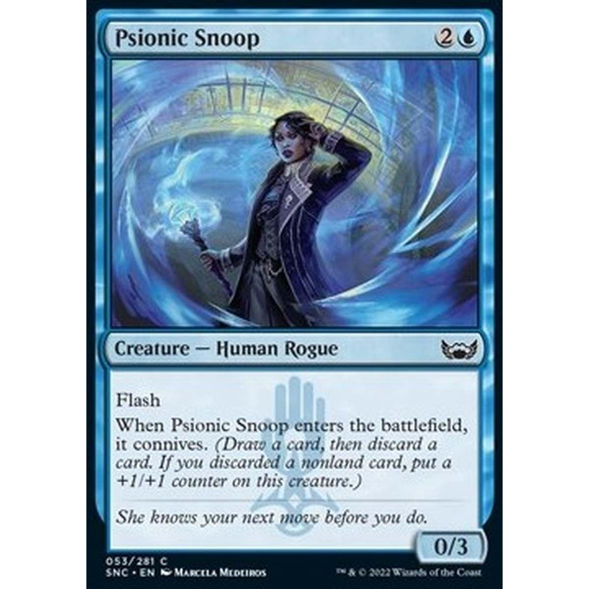 Psionic Snoop - Ficcanaso Psionica - [SNC] [NM] [Foil]