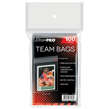 100 Buste Richiudibili Team Bags - Resealable Sleeves