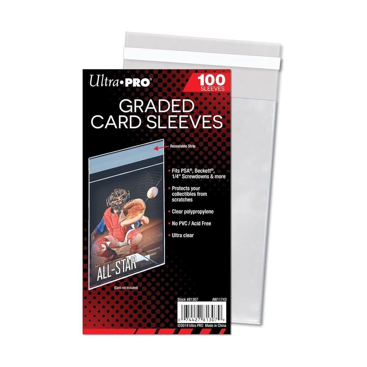 100 Buste Graded Card Sleeves Ultra Pro