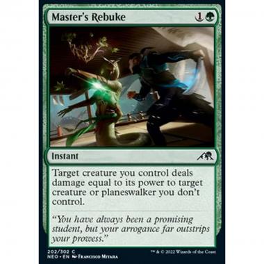 Master's Rebuke - Sdegno del Maestro - [NEO] [NM] [Foil]