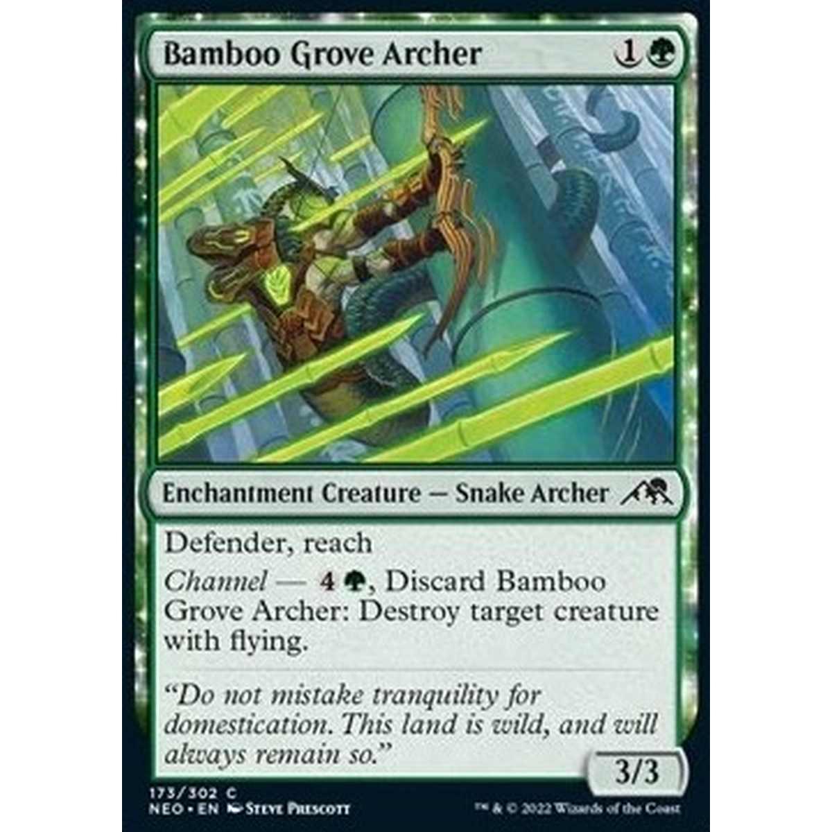 Bamboo Grove Archer - Arciere del Bosco di BambÃ¹ - [NEO] [NM] [Foil]