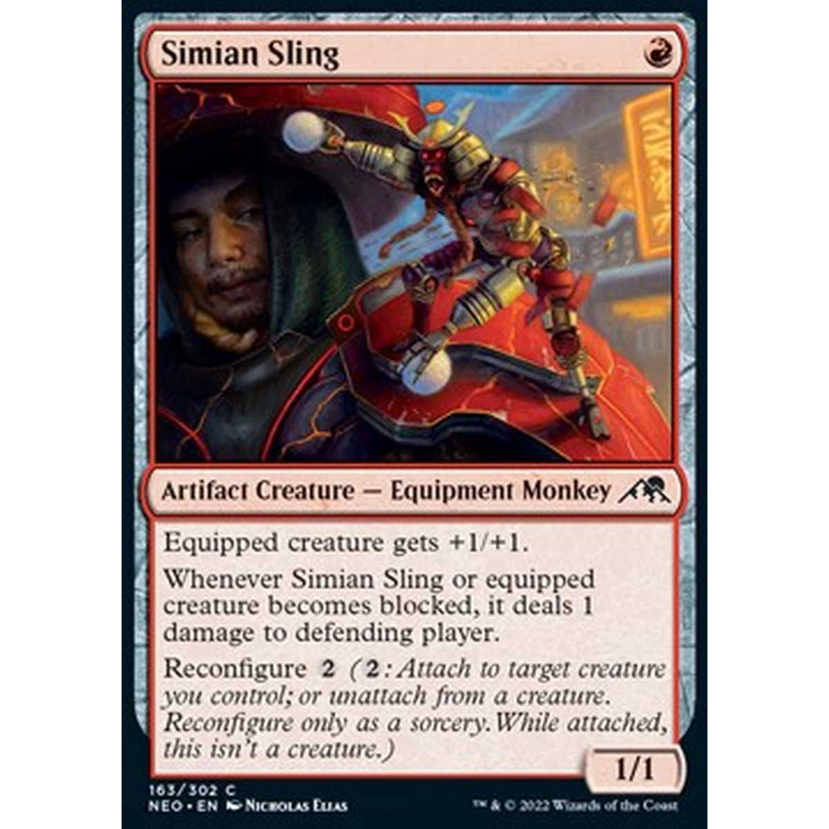 Simian Sling - Scimmia Lanciatrice - [NEO] [NM] [Foil]