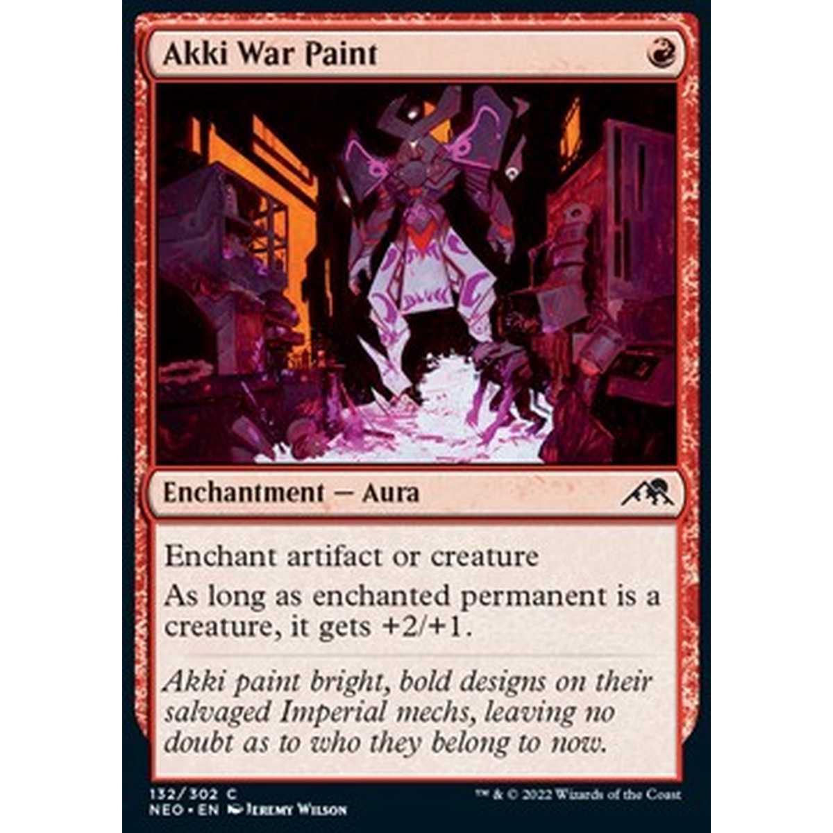 Akki War Paint - Pittura di Guerra degli Akki - [NEO] [NM] [Foil]