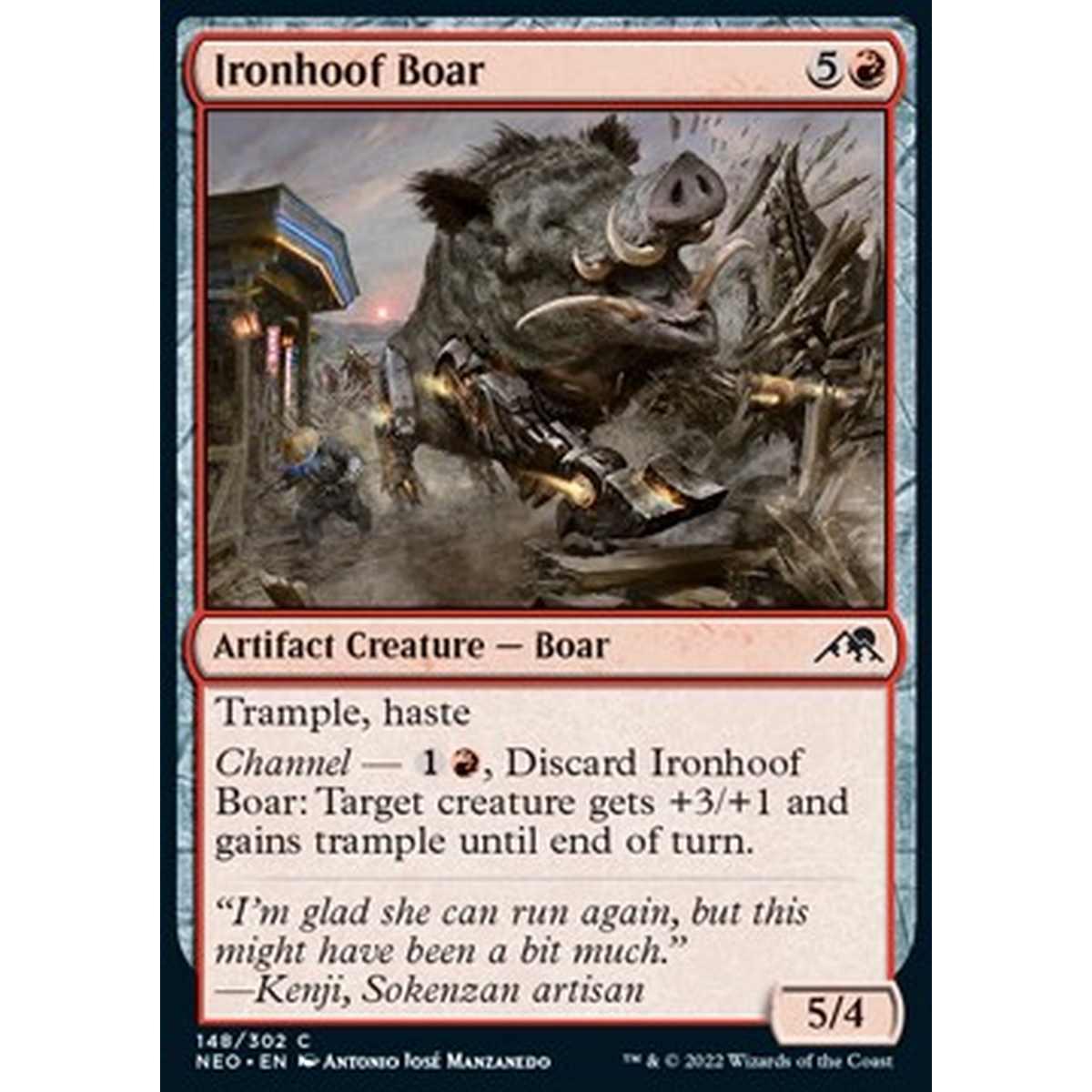 Ironhoof Boar - Cinghiale dagli Zoccoli di Ferro - [NEO] [NM] [Foil]