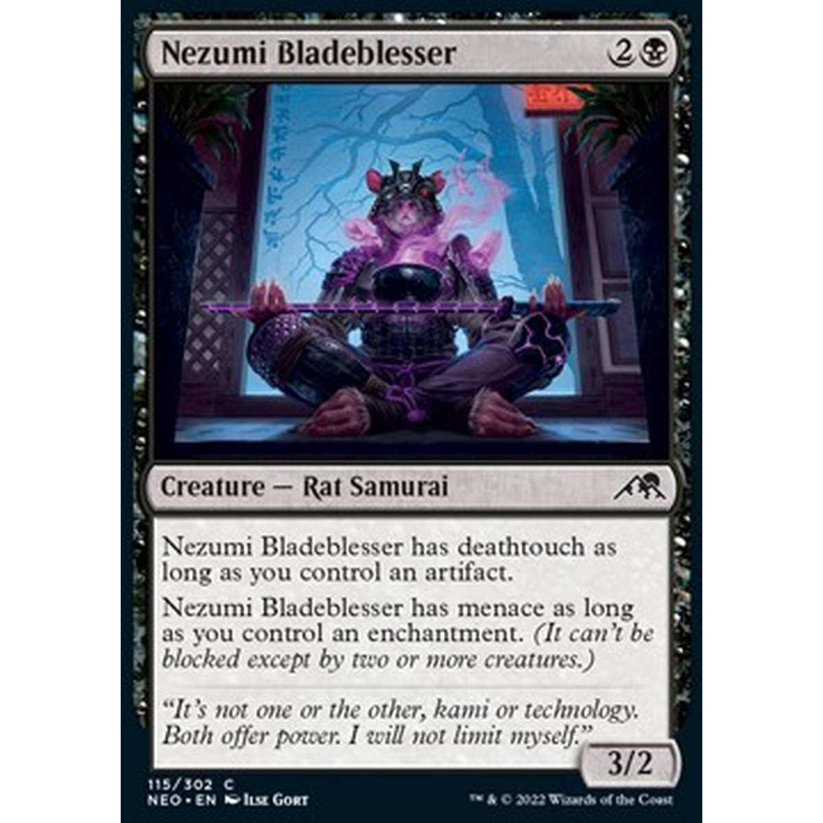 Nezumi Bladeblesser - Nezumi Consacralame - [NEO] [NM] [Foil]