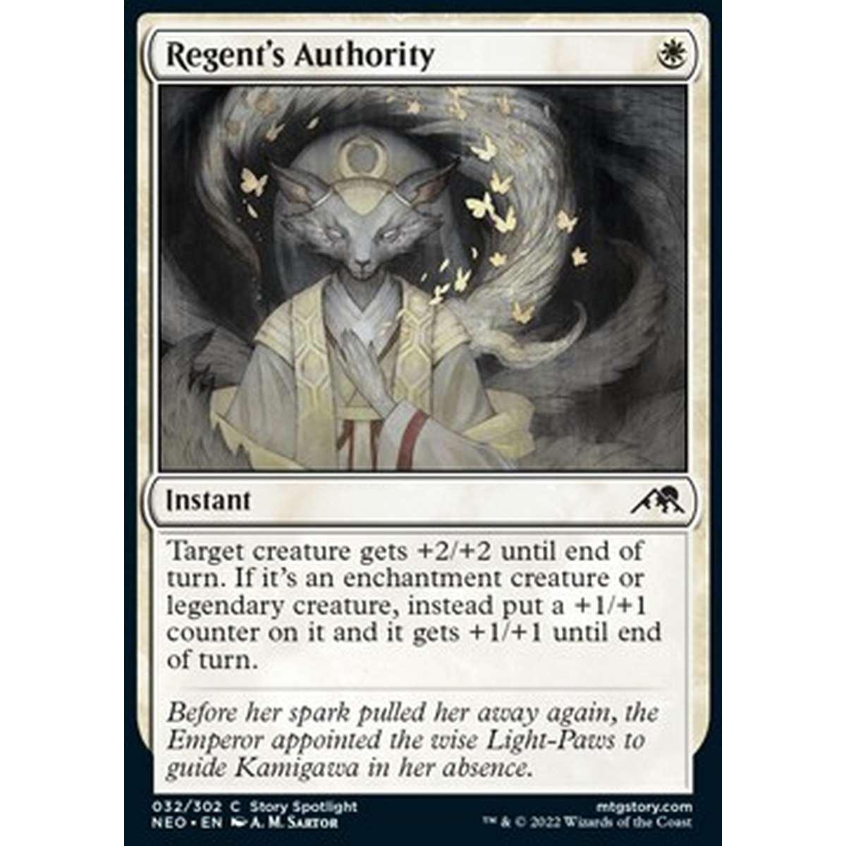 Regent's Authority - Prestigio della Reggente - [NEO] [NM] [Foil]