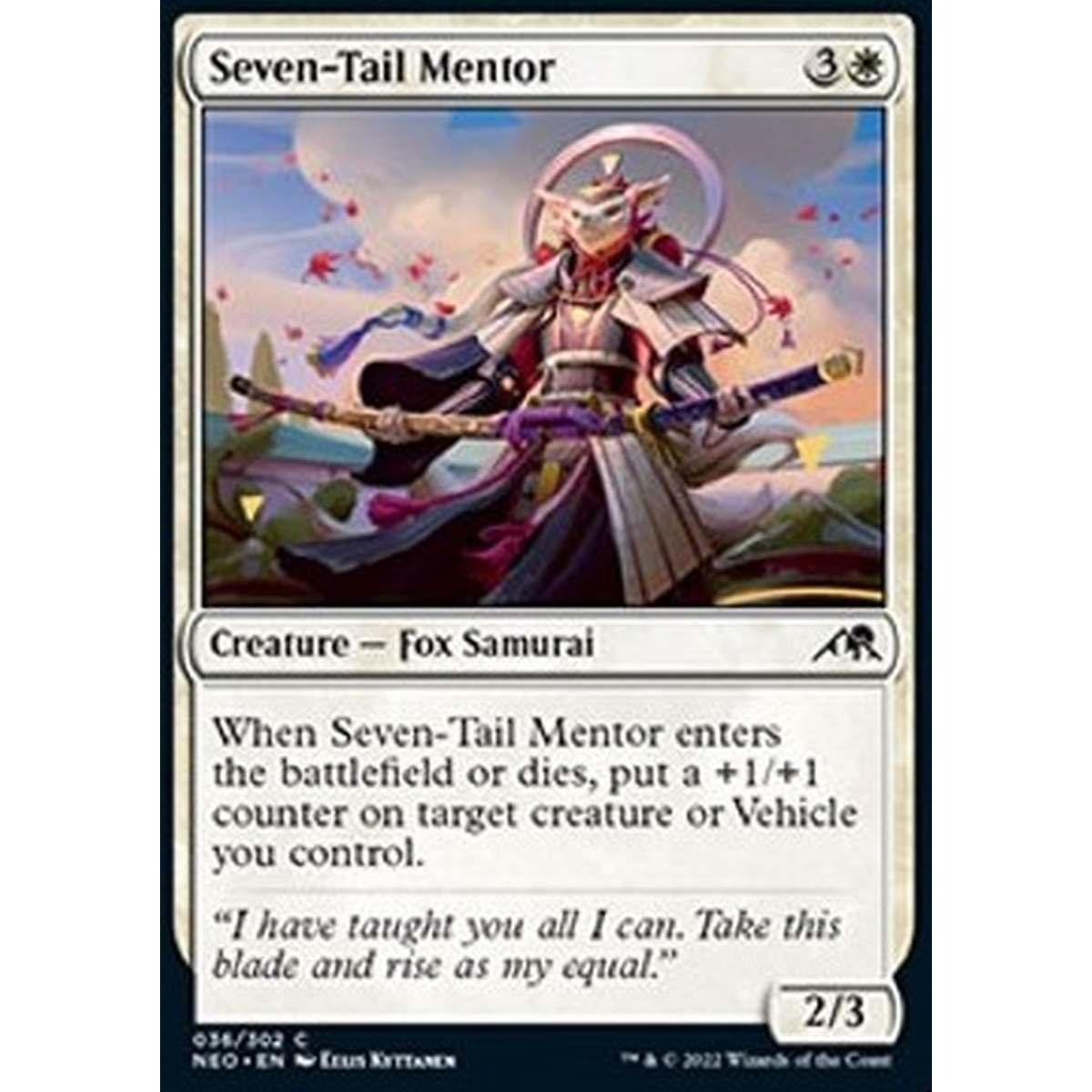 Seven-Tail Mentor - Mentore dalle Sette Code - [NEO] [NM] [Foil]