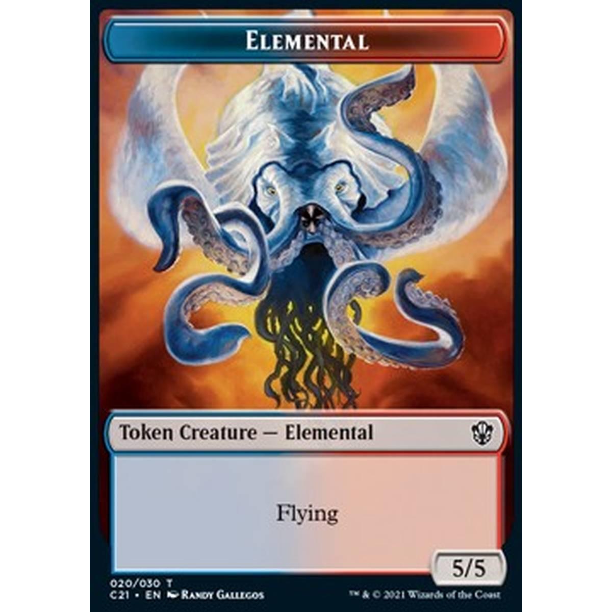 Elemental Token (UR 5/5) // Copy Token - Elemental Token (UR 5/5) // Copy Token - [XC21] [NM]