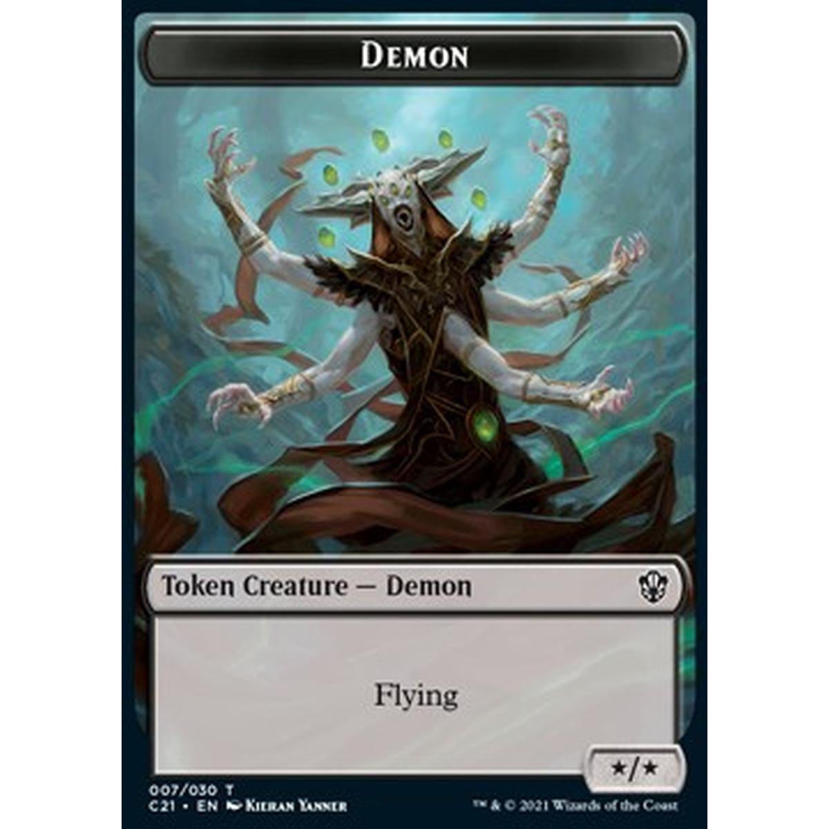 Demon Token (B */*) // Fungus Beast Token (G 4/4) - Demon Token (B */*) // Fungus Beast Token (G 4/4) - [XC21] [NM]