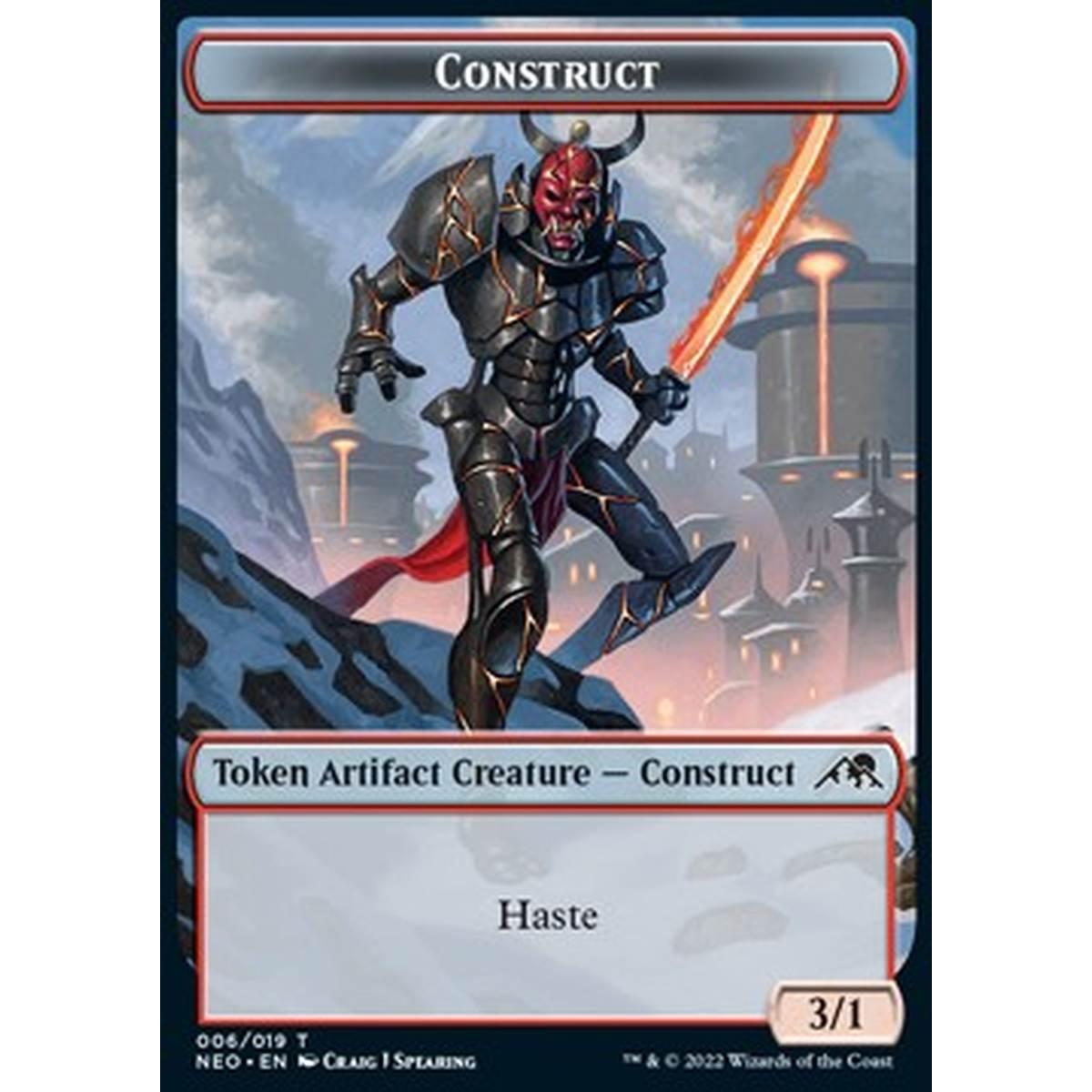 Construct Token (Red 3/1) - Construct Token (Red 3/1) - [XNEO] [NM]