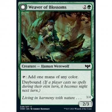 Weaver of Blossoms // Blossom-Clad Werewolf - Tessitrice di Boccioli // Mannara Vestita di Boccioli - [VOW] [NM] [Foil]