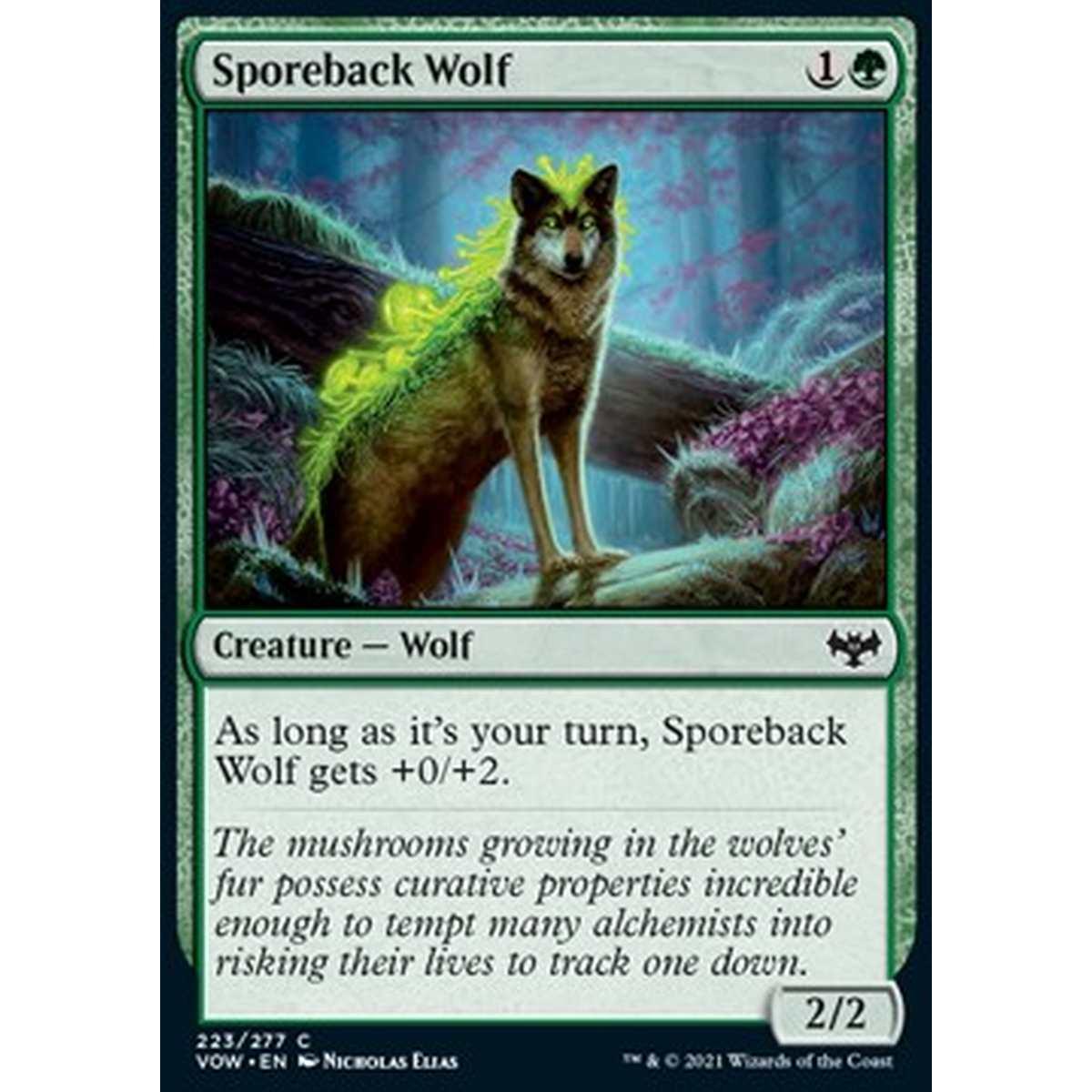 Sporeback Wolf - Lupo Dorsospora - [VOW] [NM] [Foil]