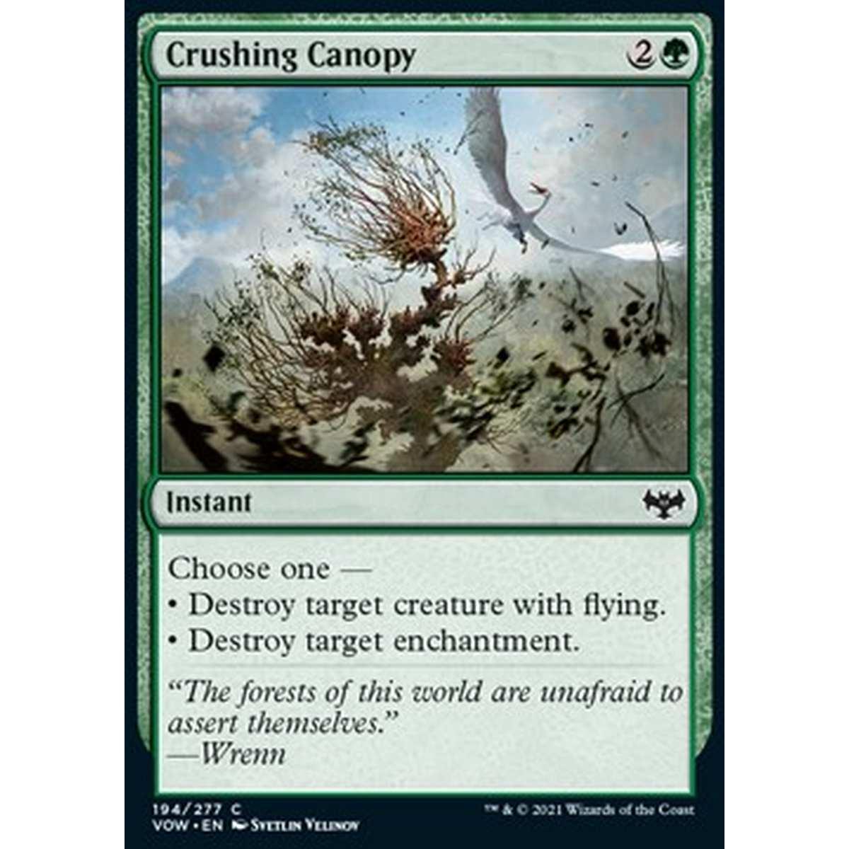 Crushing Canopy - Fronde Stritolanti - [VOW] [NM] [Foil]