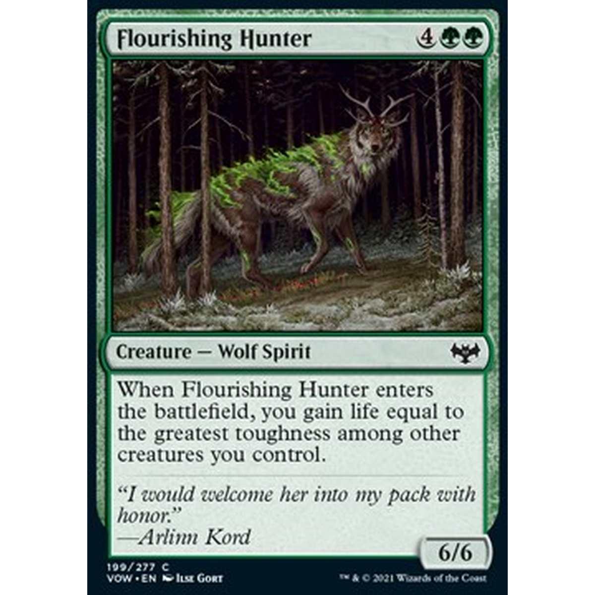 Flourishing Hunter - Cacciatore Florido - [VOW] [NM] [Foil]