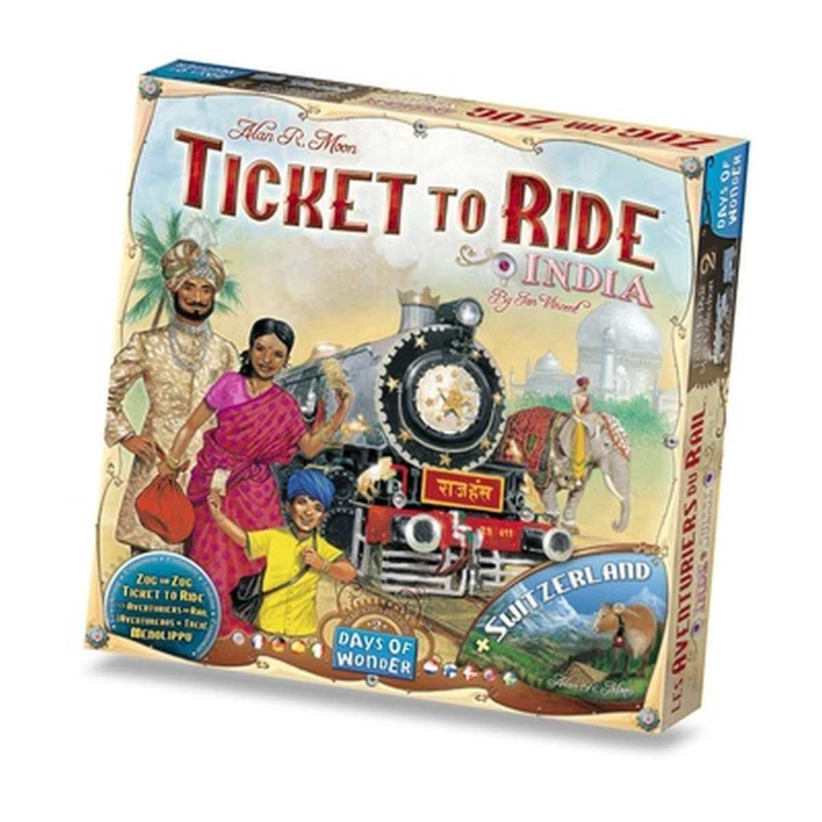 Ticket To Ride - India + Svizzera