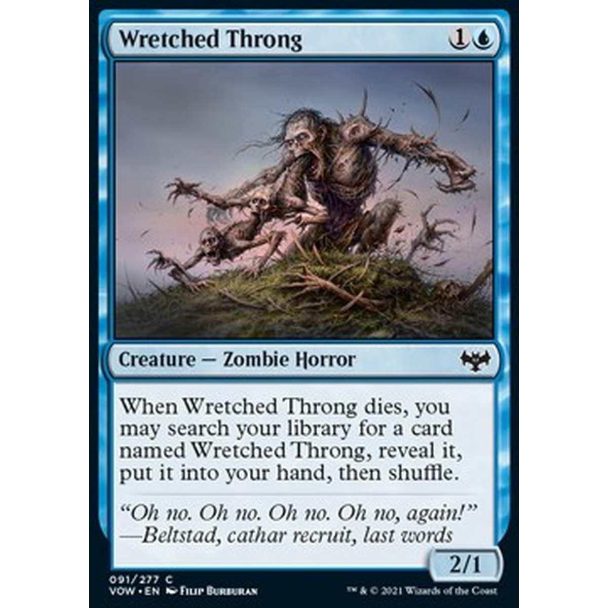 Wretched Throng - Moltitudine Abietta - [VOW] [NM] [Foil]