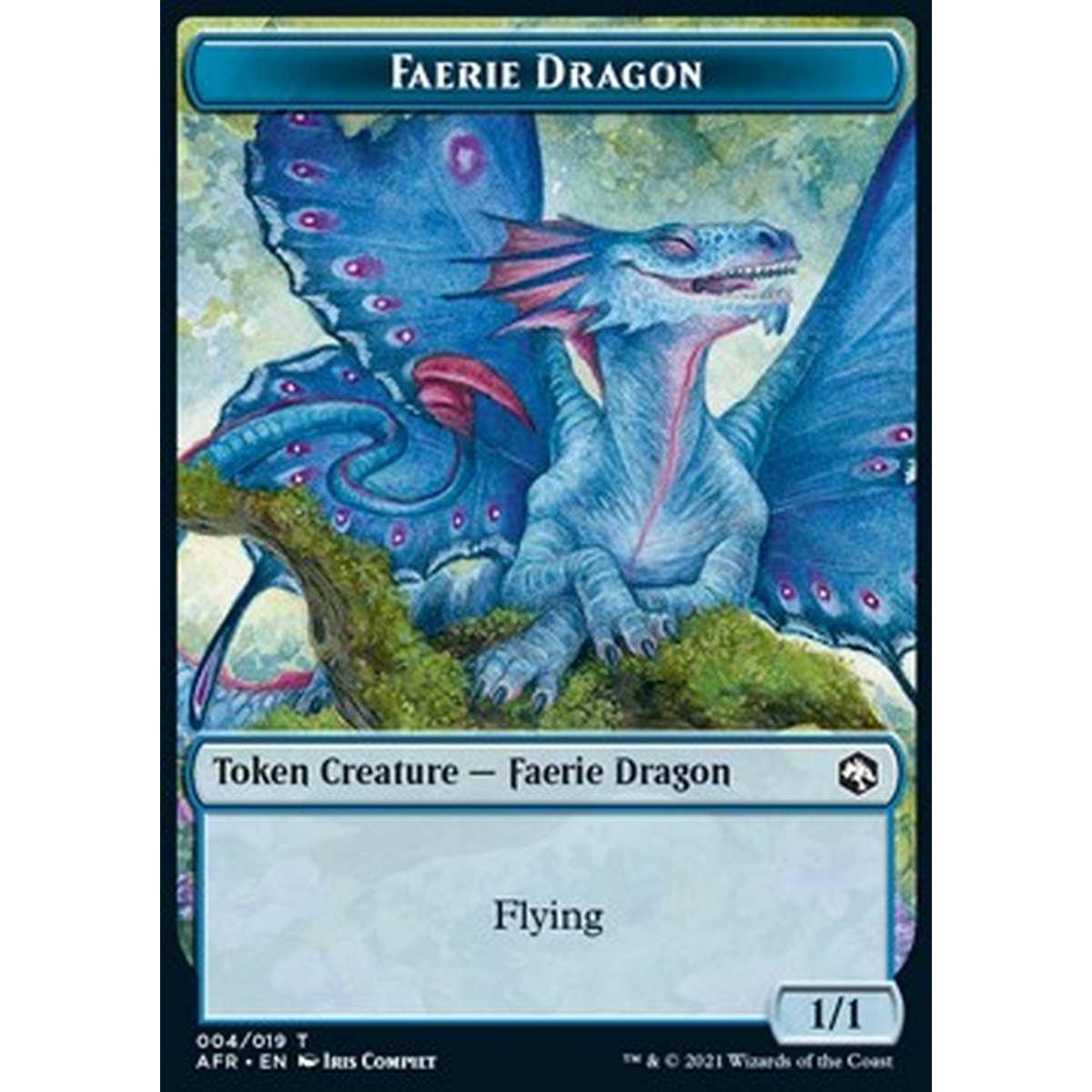 Faerie Dragon Token (Blue 1/1) - Faerie Dragon Token (Blue 1/1) - [XAFR] [NM]
