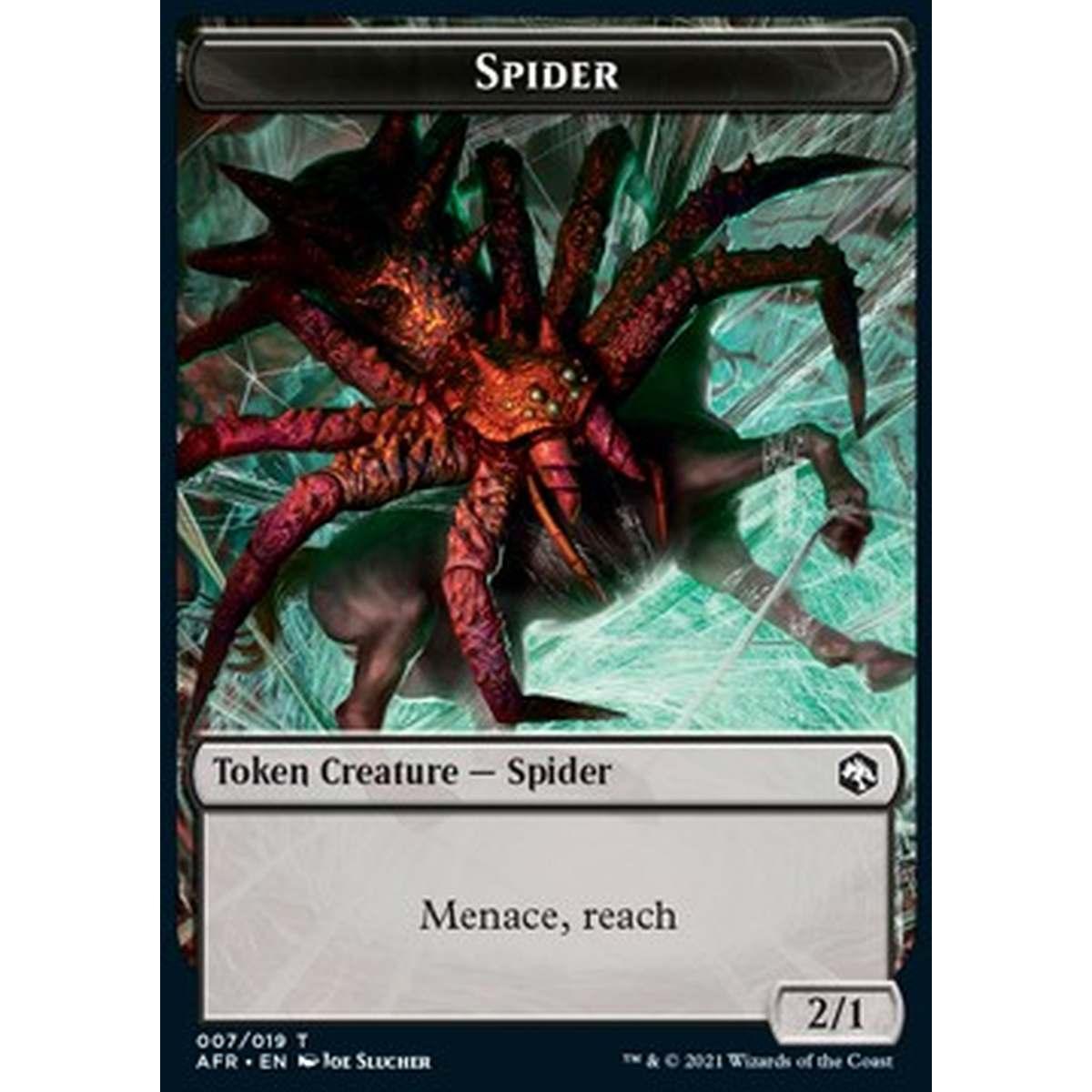 Spider Token (Black 2/1) - Spider Token (Black 2/1) - [XAFR] [NM]