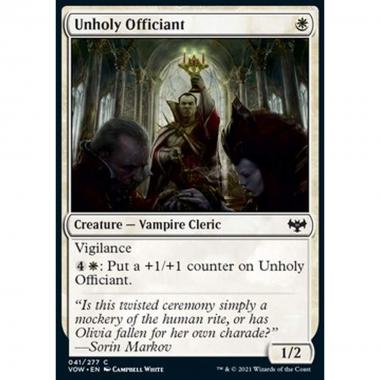 Unholy Officiant - Officiante Sacrilego - [VOW] [NM] [Foil]