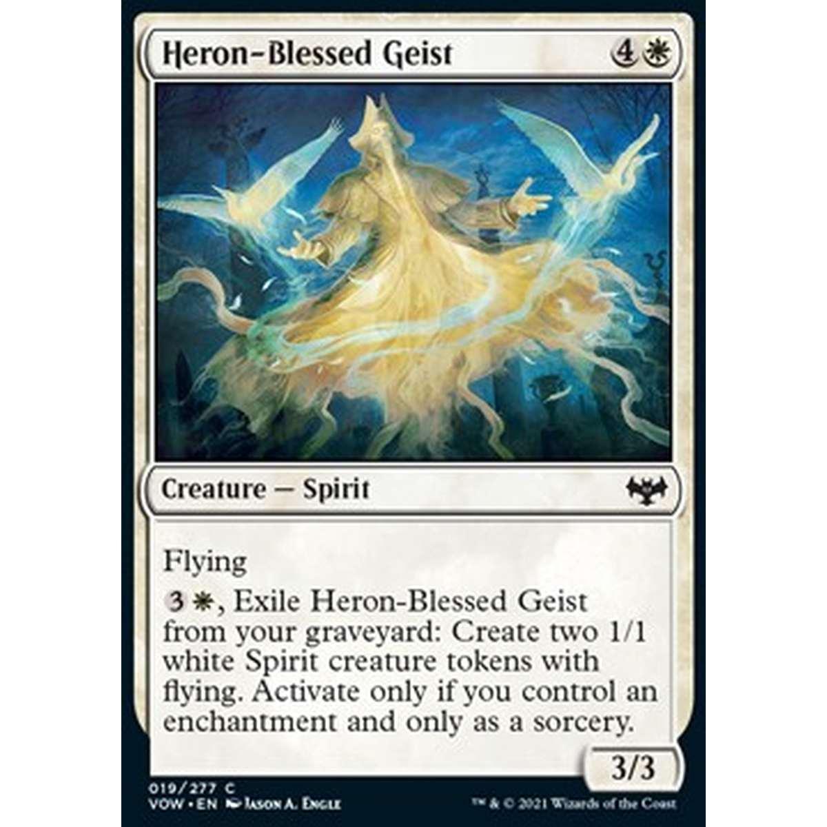 Heron-Blessed Geist - Geist Benedetto dagli Aironi - [VOW] [NM] [Foil]