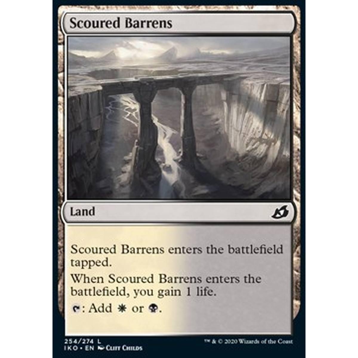 Scoured Barrens - Distese Desolate - [IKO] [NM] [Foil]