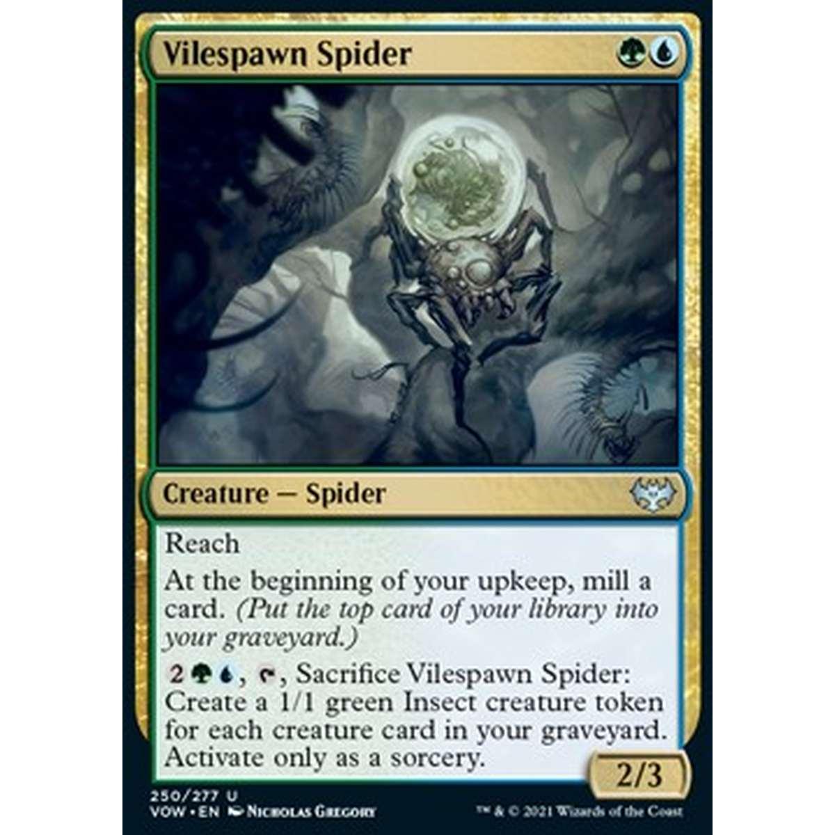 Vilespawn Spider - Ragno Orrorogeno - [VOW] [NM]
