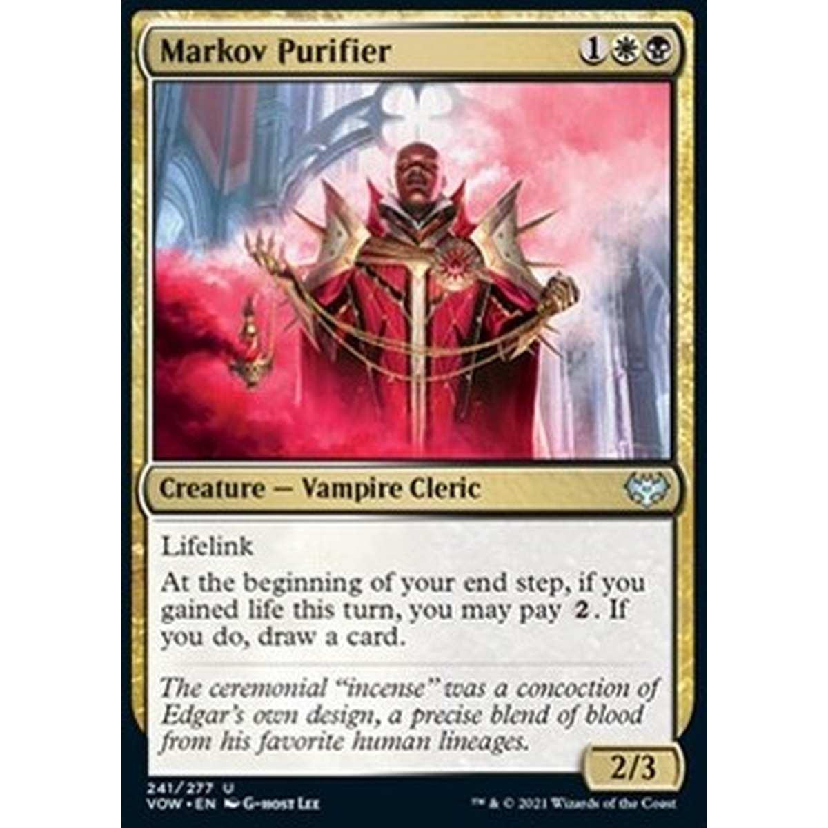 Markov Purifier - Purificatore Markov - [VOW] [NM]