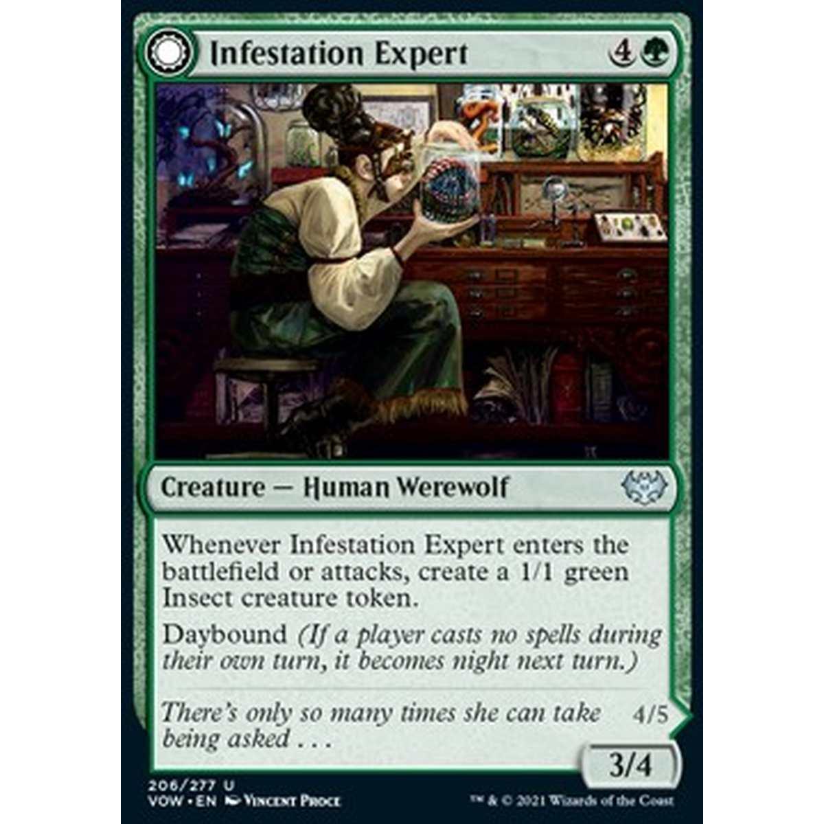 Infestation Expert // Infested Werewolf - Esperta di Infestazioni // Mannara Infestata - [VOW] [NM]