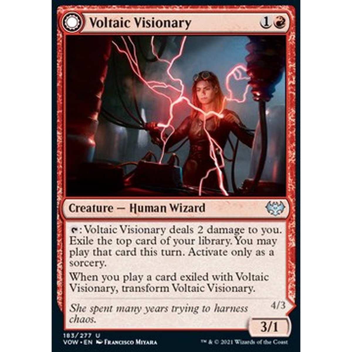 Voltaic Visionary // Volt-Charged Berserker - Visionaria Voltaica // Berserker Elettrocaricata - [VOW] [NM]