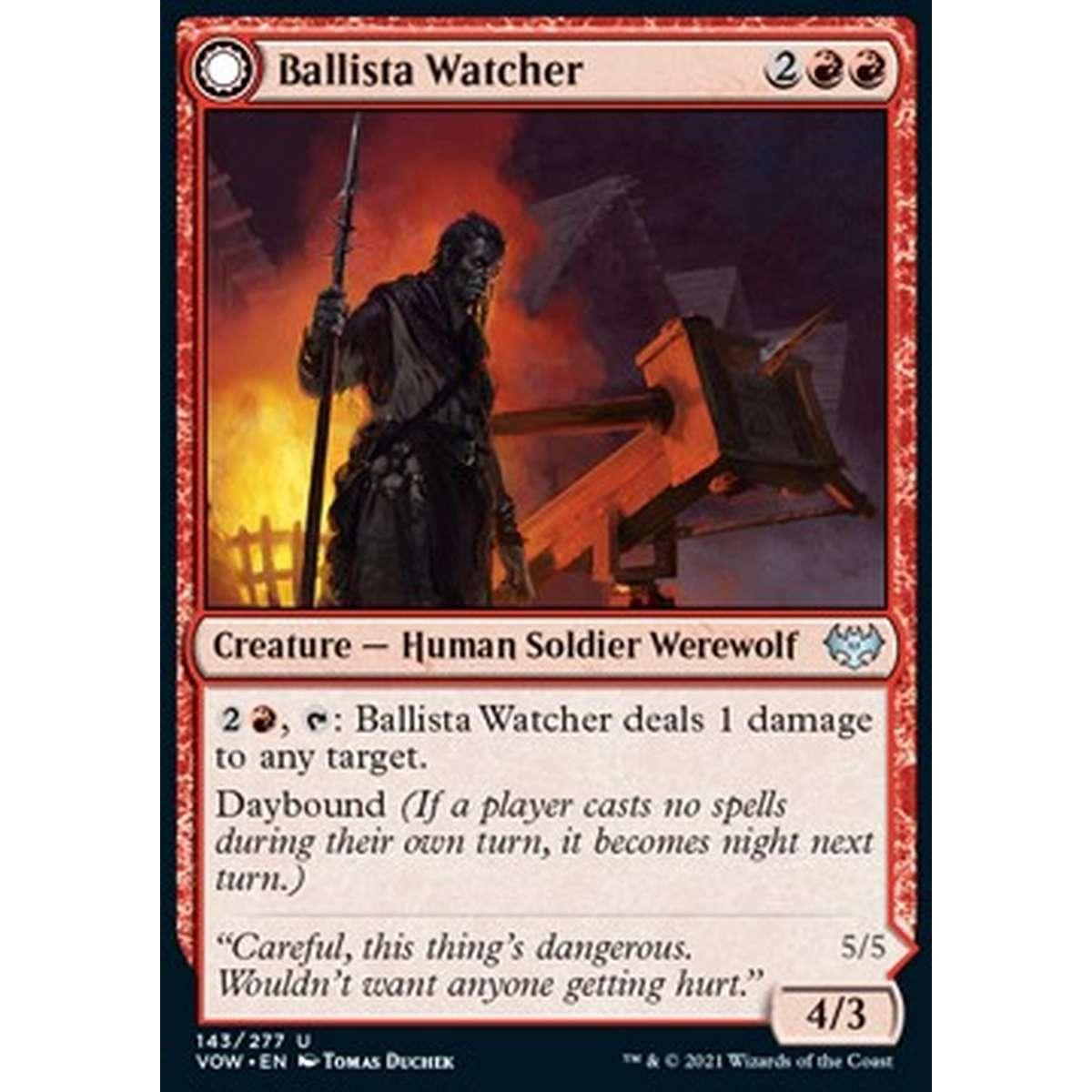 Ballista Watcher // Ballista Wielder - Guardiano della Balista // Manovratore della Balista - [VOW] [NM]