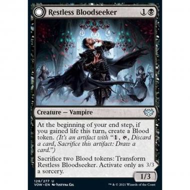 Restless Bloodseeker // Bloodsoaked Reveler - Cercasangue Inquieto // Dissoluto Inondato di Sangue - [VOW] [NM]