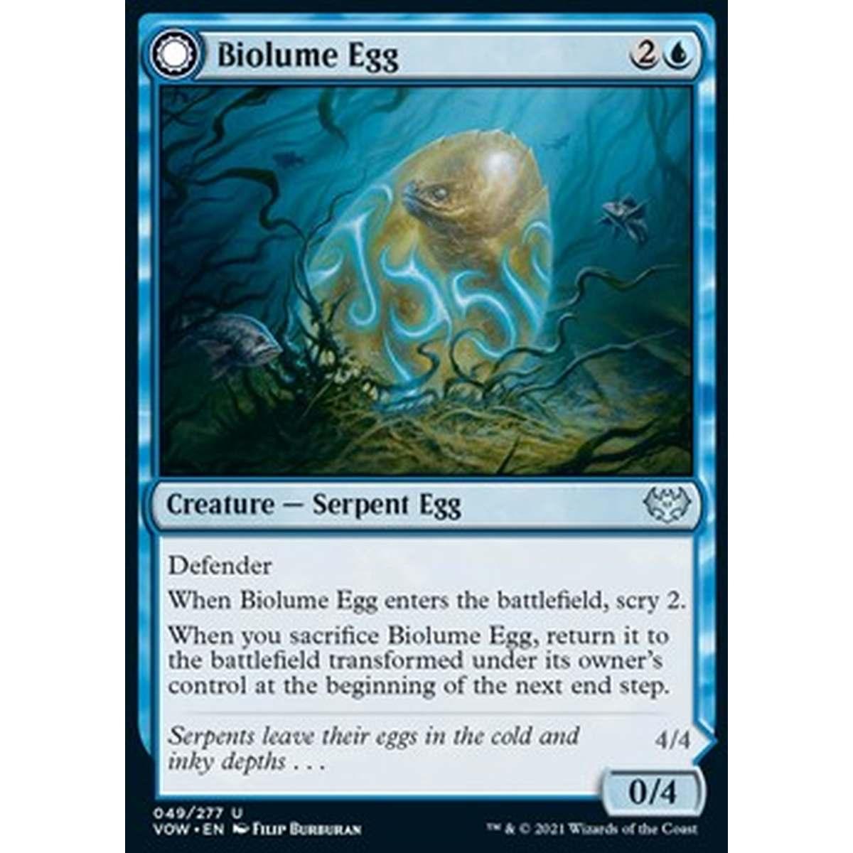 Biolume Egg // Biolume Serpent - Uovo Bioluminescente // Serpe Bioluminescente - [VOW] [NM]