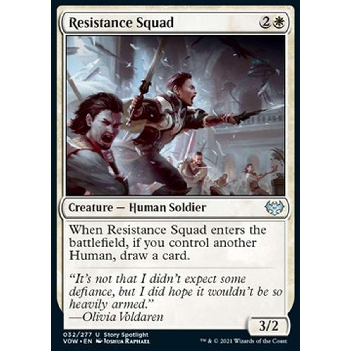 Resistance Squad - Banda della Resistenza - [VOW] [NM]