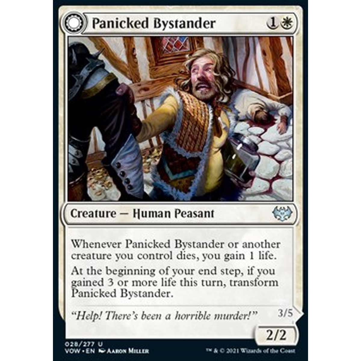 Panicked Bystander // Cackling Culprit - Passante Atterrito // Colpevole Sghignazzante - [VOW] [NM]
