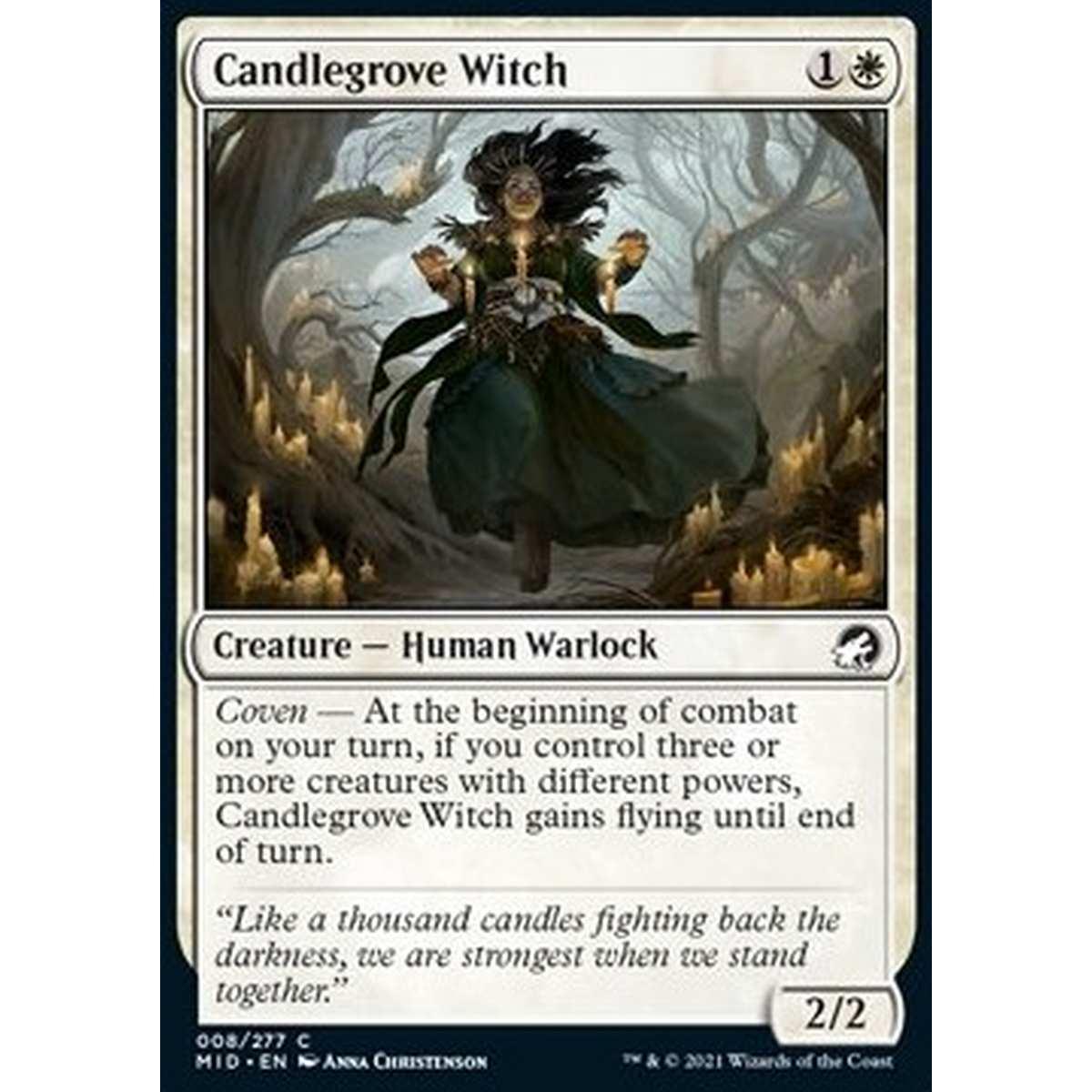 Candlegrove Witch - Strega del Bosco delle Candele - [MID] [NM] [Foil]