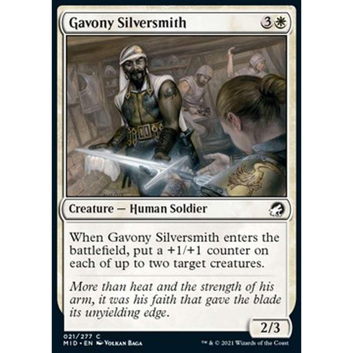 Gavony Silversmith - Forgiargento di Gavony - [MID] [NM] [Foil]