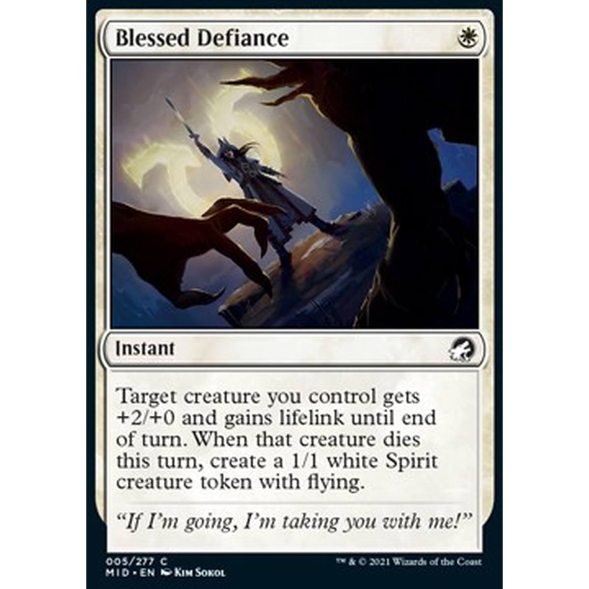 Blessed Defiance - Audacia Benedetta - [MID] [GD] [Foil]