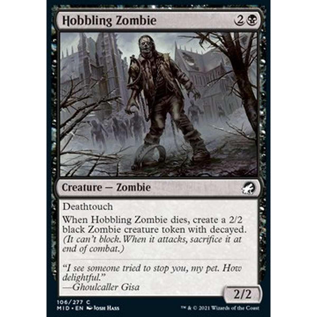 Hobbling Zombie - Zombie Zoppicante - [MID] [NM] [Foil]