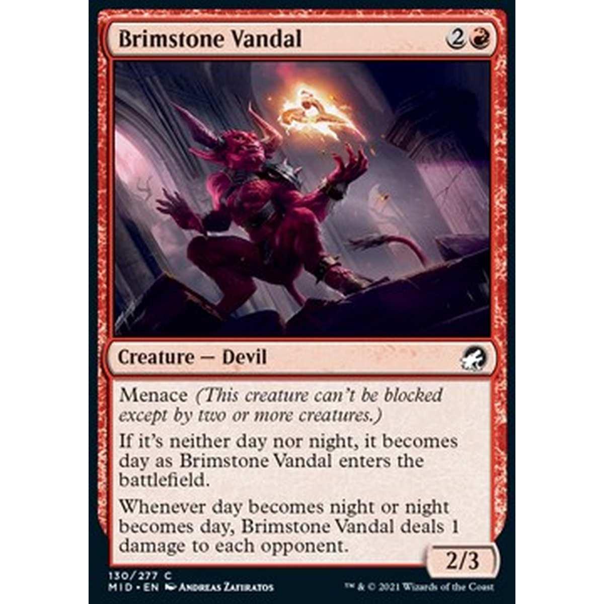 Brimstone Vandal - Vandalo di Zolfo - [MID] [NM] [Foil]