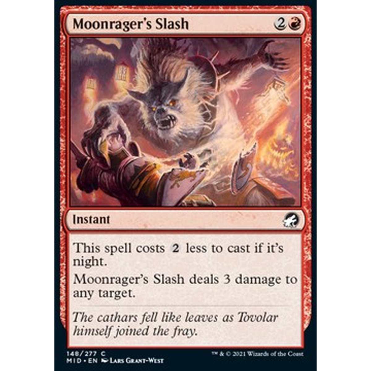 Moonrager's Slash - Squarcio della Guardia Lunare - [MID] [NM] [Foil]