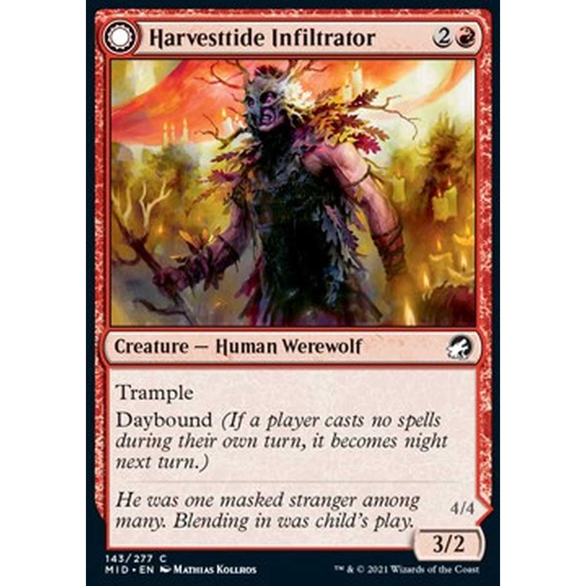 Harvesttide Infiltrator // Harvesttide Assailant - Infiltrato del Festival del Raccolto // Agressore del Festival del Raccolto - [MID] [NM] [Foil]